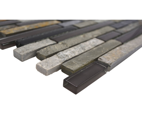 Mosaïque en pierre et verre