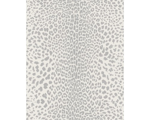 Papier peint intissé 32-624 Léopard blanc argent Papier peint à motif léopard