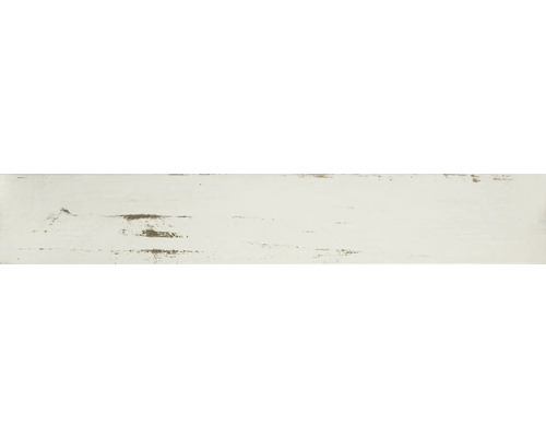 Bodenfliese Skagen weiss glasiert 15x90 cm