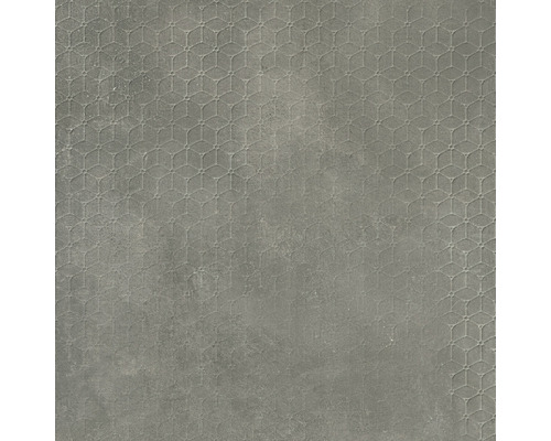 Feinsteinzeug Wand- und Bodenfliese Suite Inserto Cube cemento 80x80 cm