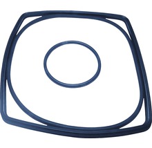 Dichtungssatz mit runder und quadratischer Dichtung