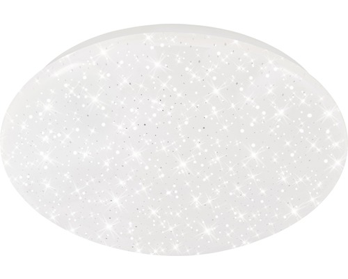 LED Deckenleuchte 12W 1200 lm 4000 K neutralweiss HxØ 95x290 mm Sternendekor weiss 1-flammig