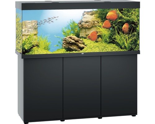 Ensemble d'aquariums Juwel Rio 450 LED SBX avec sous-meuble noir
