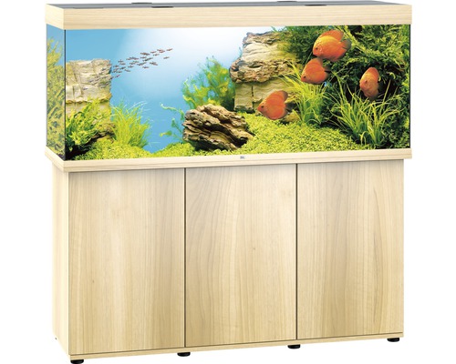 Ensemble d'aquariums Juwel Rio 450 LED SBX avec sous-meuble bois clair