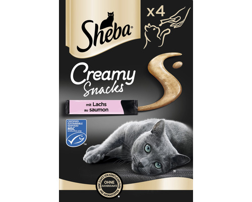 Katzensnack Sheba Creamy Snack Lachs 4x12 g