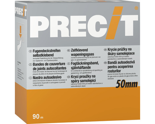 PRECIT Fugendeckstreifen selbstklebend 90 m x 50 mm PRECIT Fugendeckstreifen selbstklebend 90 m x 50 mm