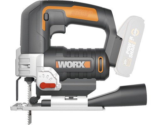 Worx Akku-Pendelhubstichsäge 20 V 80 mm WX543.9 ohne Akku und Ladegerät