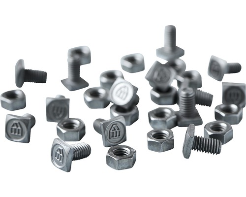 Vis et écrous avec le logo du fabricant