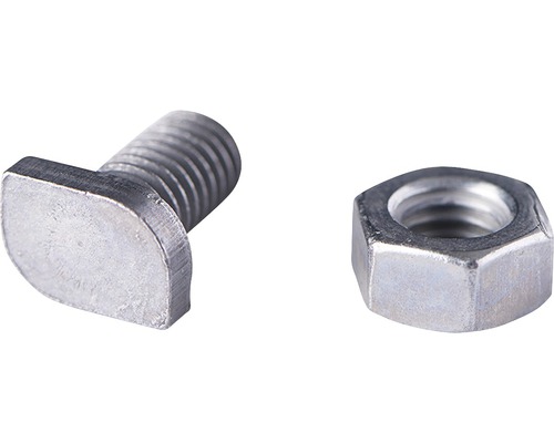 Schraube und Mutter aus Metall