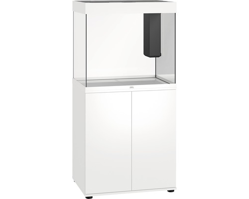 Aquarium blanc avec meuble bas
