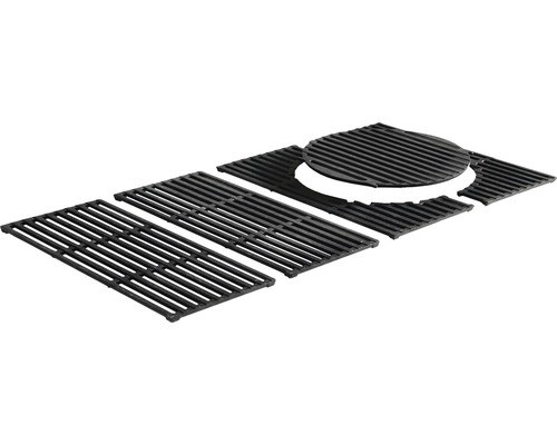 Ensemble de grilles de cuisson en fonte