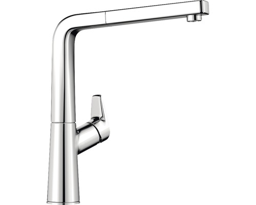 Robinetterie de cuisine haute pression Blanco AVONA-S chrome galvanisé 521277 Robinet de cuisine en métal avec bec haut
