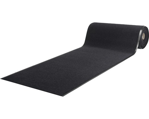 Tapis de couloir anti-salissures Clean Twist noir 100 cm de largeur (au mètre)