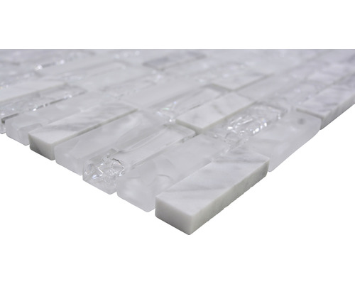 Carreaux de mosaïque en verre et marbre