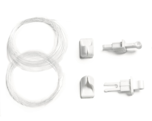 Ersatzteil-Set für Rollos, bestehend aus Schnur, Halterungen und Verbindungsstücken