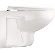 Ensemble WC sans bride GROHE BauCeramic cuvette à fond creux suspendu blanc 39351000 avec abattant WC-thumb-2
