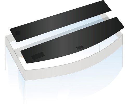 Couvercle d''aquarium avec deux plaques