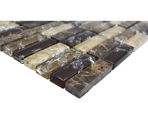 Carreaux de mosaïque en verre et en pierre