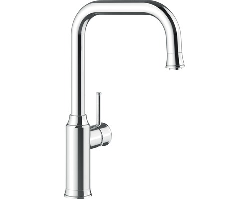 Robinetterie de cuisine haute pression Blanco LIVIA-S chrome galvanisé 521288 Robinet de cuisine en métal