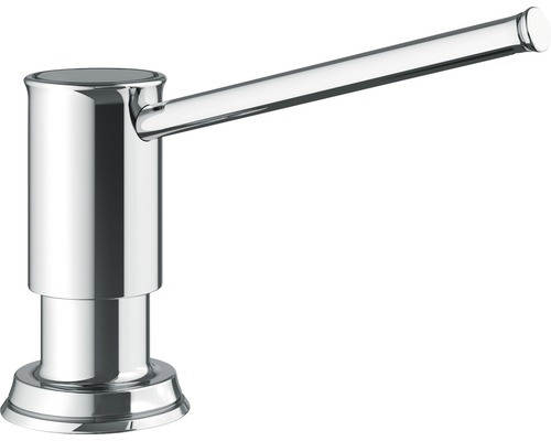 Distributeur de liquide vaisselle Blanco LIVIA laiton galvanique chrome 521291 Distributeur de savon en métal pour la cuisine