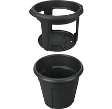 Pflanztopf Kartoffel elho Green Basics Kunststoff 32x32x26 cm schwarz