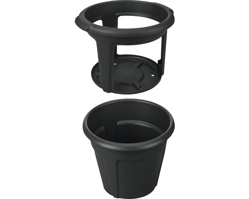 Pflanztopf Kartoffel elho Green Basics Kunststoff 32x32x26 cm schwarz -  HORNBACH