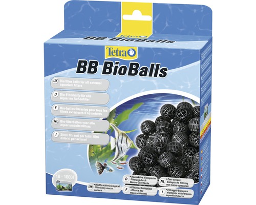 Balles filtrantes bio Tetra BB 2500 ml Tetra BB BioBalls pour filtres extérieurs d''aquarium en paquet