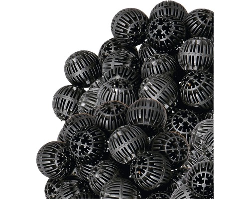 Matériau en vrac constitué de bio-balles pour la filtration des bassins