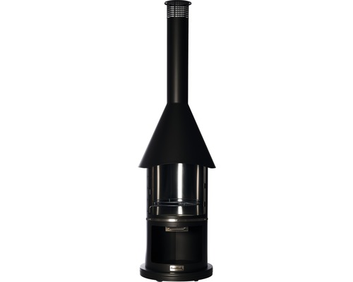 Buschbeck Edelstahlcheminée Auckland H 230 cm schwarz Buschbeck Edelstahlcheminée Auckland H 230 cm schwarz