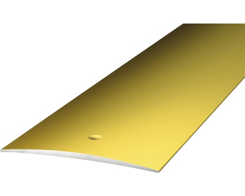 Barre de seuil Prinz aluminium or perforé 60 x 2700 mm Profilé de transition métallique avec perçage