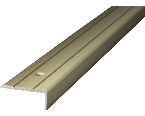 Profilé angulaire alu acier inoxydable, 24.5x2700 mm