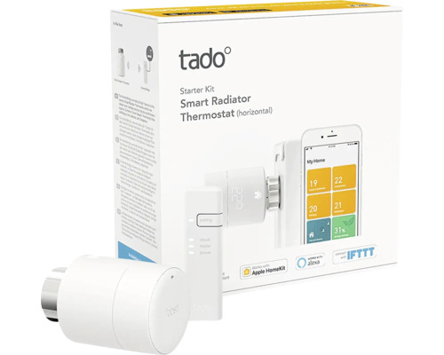 Tado Starter Kit Smart Heizkörperthermostat horizontal