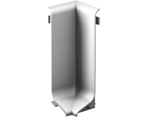 Angle intérieur Prinz pour plinthe en aluminium argent 11x40 mm (1 pce)