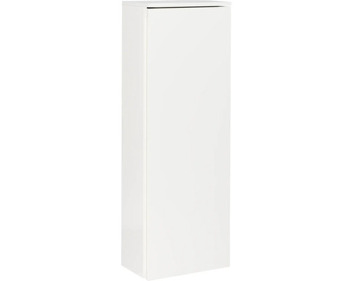 Armoire coffre Fackelmann blanc 115x40,5x26 cm avec 8 compartiments droite Armoire suspendue blanche pour salle de bains