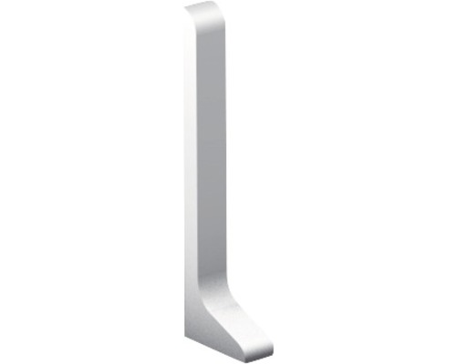 Pièce d'extrémité gauche Prinz pour plinthe en aluminium argent 11x40 mm (1 pce)