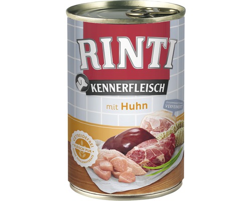 Hundefutter nass RINTI Huhn 400 g-0