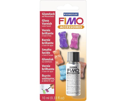 Fimo Glanzlack auf Wasserbasis im 10 ml Fläschchen