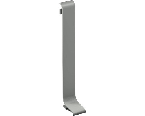 Connecteur pour plinthe, aluminium titane, 60 mm