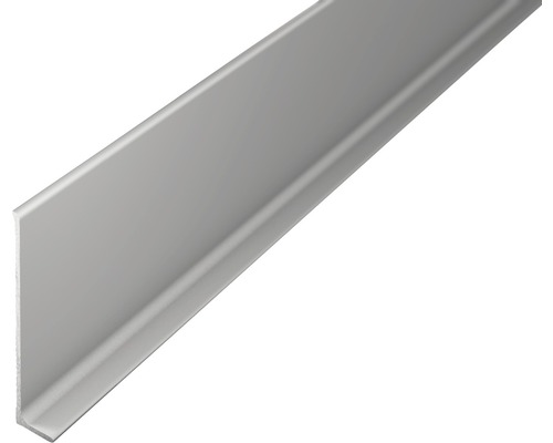 Plinthe Prinz aluminium argent 11x60x2700 mm Profilé d''angle en métal