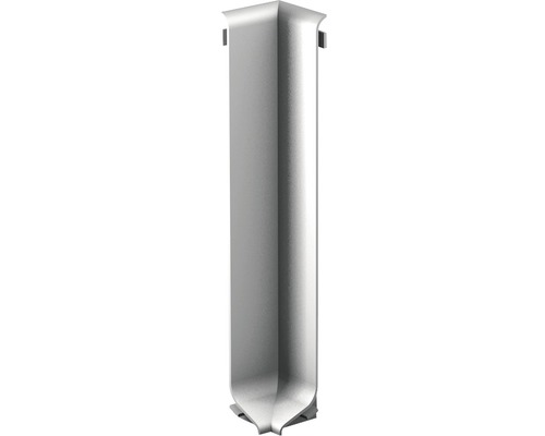 Angle intérieur Prinz pour plinthe en aluminium argent 11x80 mm (1 pce)
