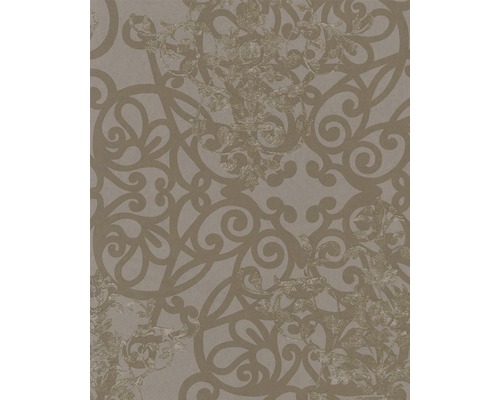 Papier peint intissé 58601 Catania Ornemental marron Papier peint avec motif ornemental