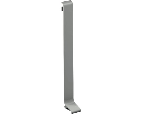 Connecteur pour plinthe, aluminium titane, 80 mm