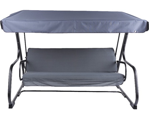 Gartenschaukel mit Metallgestell und Stoffbezug