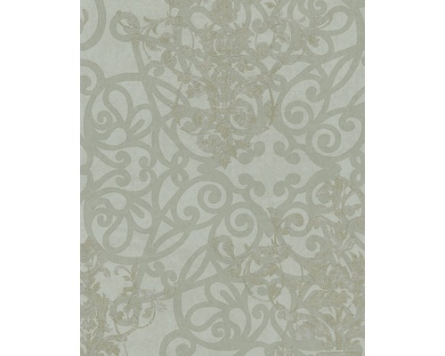 Vliestapete 58604 Catania Ornamental grün Tapete mit floralem Muster