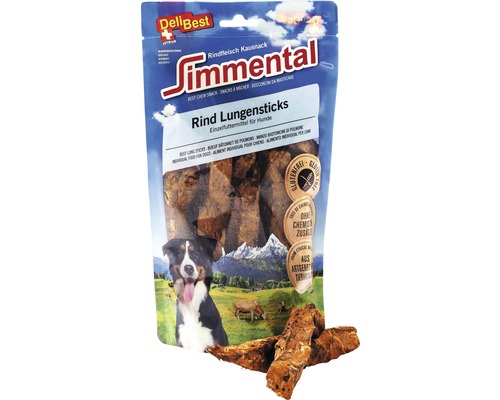 Hundesnack Simmental Rind Lungensticks, 120g