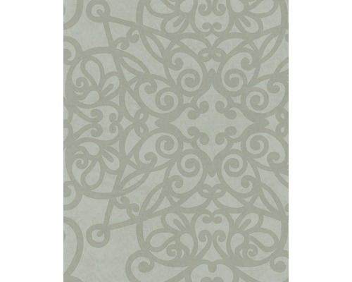 Vliestapete 58608 Catania Ornamental grün Tapete mit floralem Rankenmuster