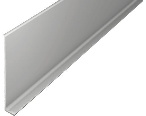 Plinthe Prinz aluminium argent 11x80x2700 mm Profilé d''angle en métal