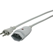 Verlängerungskabel mit Stecker und Kupplung