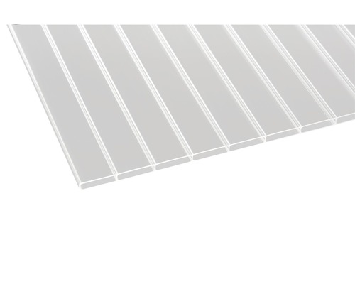 Plaque alvéolaire acrylique anti-gouttes 16-64 transparente 2000x980x16 mm