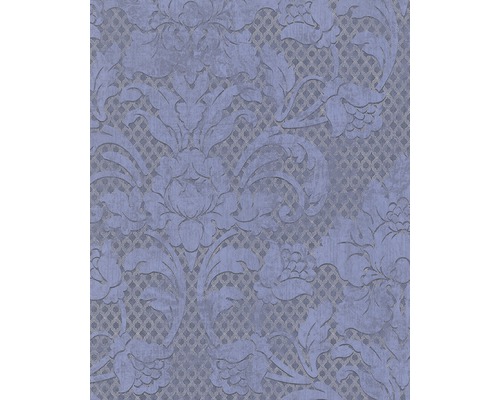Vliestapete 58631 Catania Ornamental blau Tapete mit Blumenmuster und Ornamenten